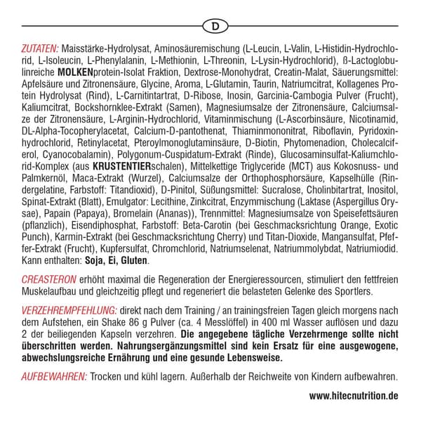 PLCREASTERON - 2640g - Appelsin