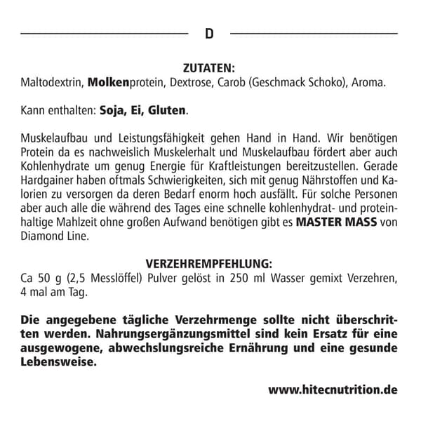 DIAMANT Master Masse - 3000g - Vanilje