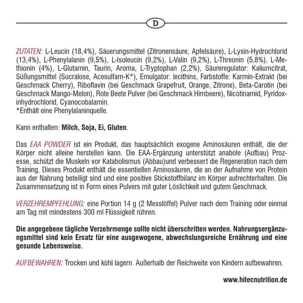 PLEAA Pulver - 500g - Färsk Lemonad