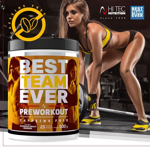 PLBTE Pre-Workout CafFree 500g - Appelsin