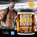 Miniatyrbillede 5 af 8: PLBTE Pre-Workout CafFree 500g - Appelsin