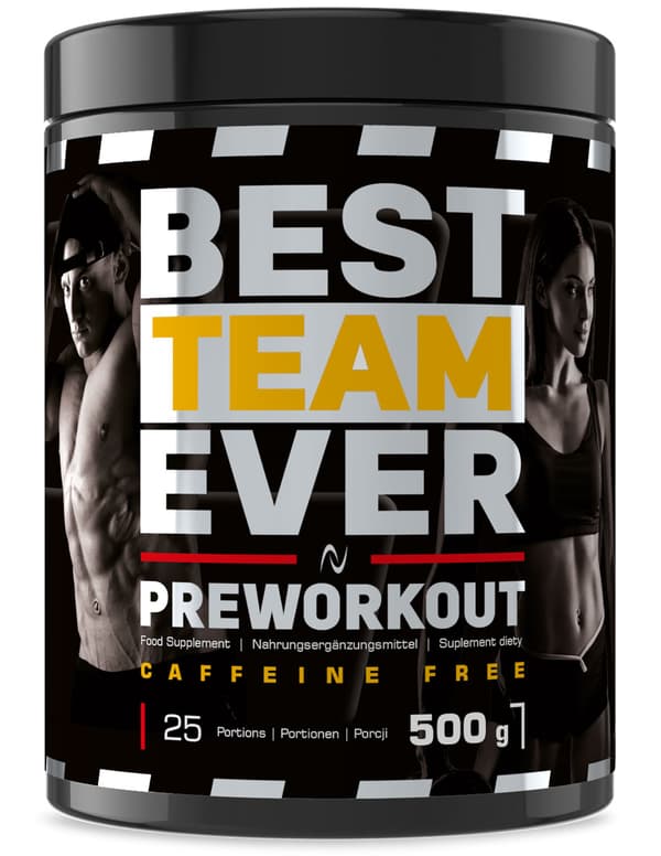 PLBTE Pre-Workout CafFree 500g - Appelsin