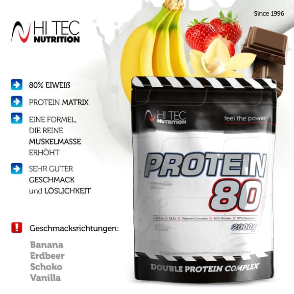 PLProtein 80 - 2000g - Choklad