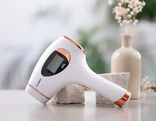 Depilator IPL Beauty Flash biało-złoty
