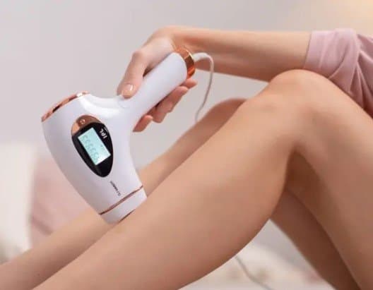 Depilator IPL Beauty Flash biało-złoty