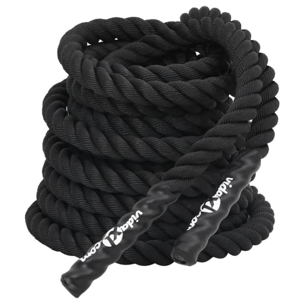 Battle rope svart 15 m 11 kg polyester