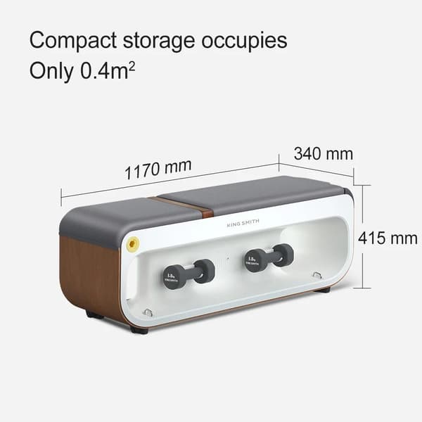 Xiaomi KingSmith hopfällbar viktbänk för hemmaträning - maxbelastning 150 kg