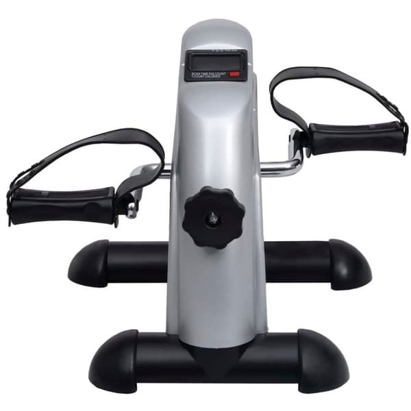 vidaXL Sølv Mini motionscykel med Plastik Svinghjul