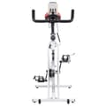 Miniatyrbild 4 av 11: vidaXL Motionscykel med pulsmätare vit och röd