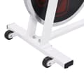 Miniatyrbild 8 av 11: vidaXL Motionscykel med pulsmätare vit och röd