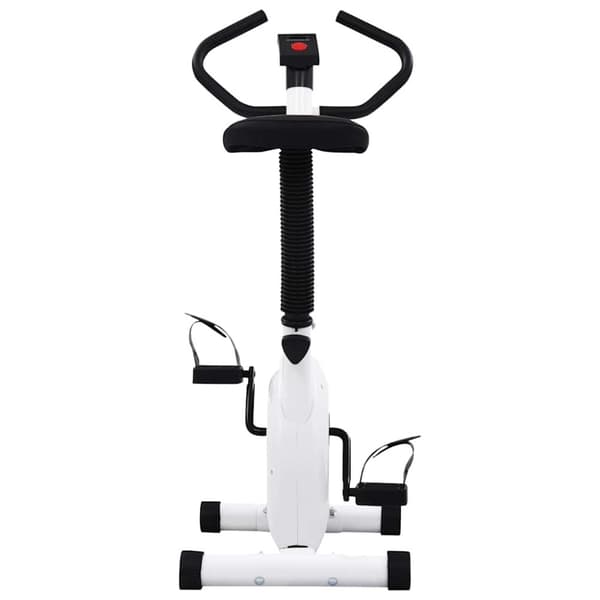 vidaXL motionscykel med båndmodstand hvid