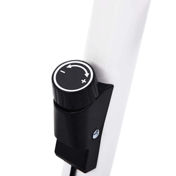 vidaXL motionscykel med båndmodstand hvid