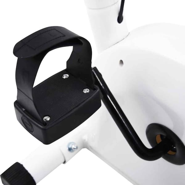 vidaXL motionscykel med båndmodstand hvid