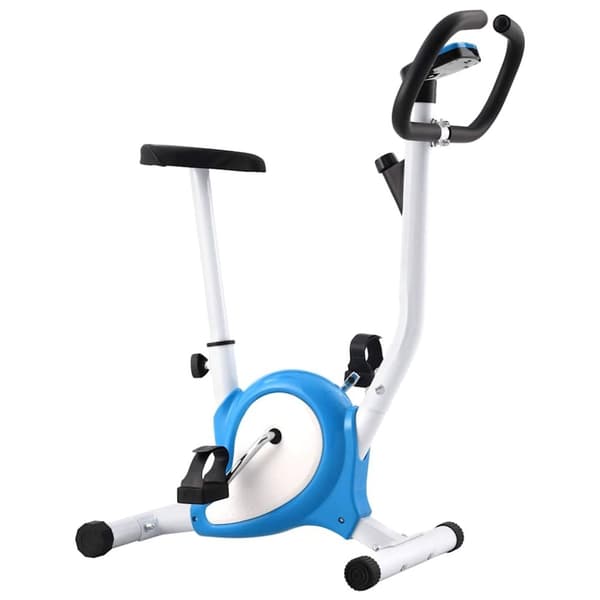 vidaXL motionscykel med bæltemodstand blå