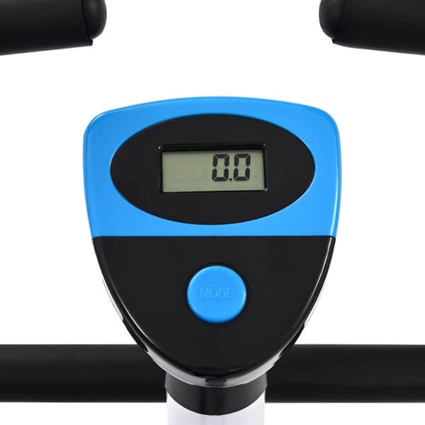 vidaXL motionscykel med bæltemodstand blå