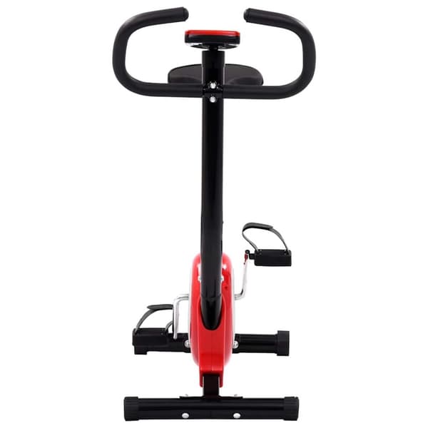 vidaXL motionscykel med bæltemodstand rød