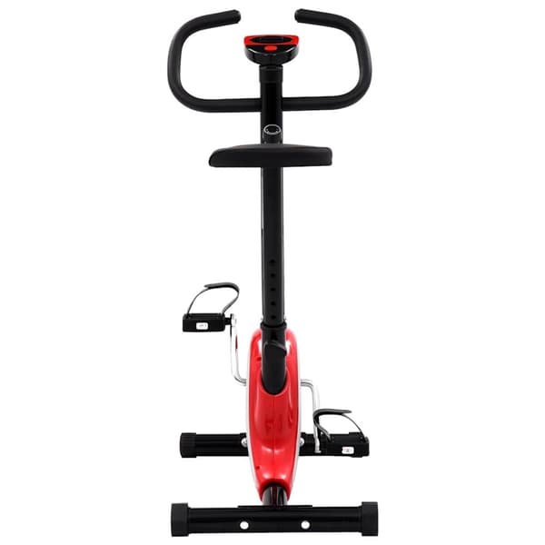 vidaXL motionscykel med bæltemodstand rød