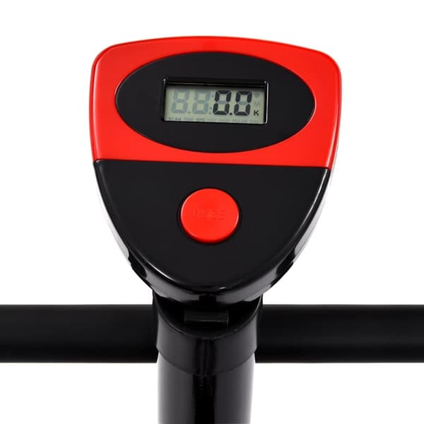vidaXL motionscykel med bæltemodstand rød
