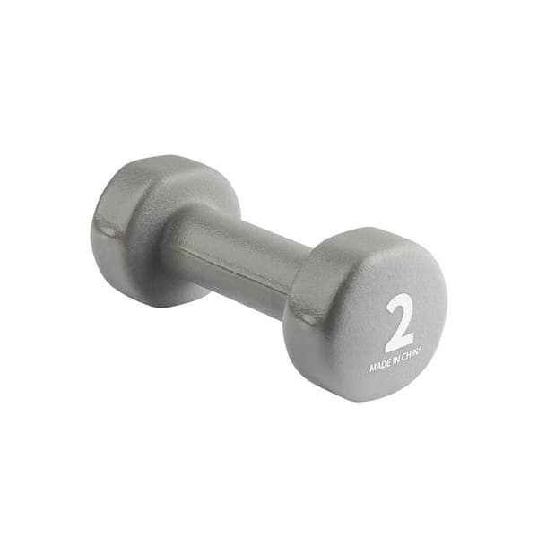 Wonder Core Neopreeni käsipaino 2kg - Harmaa