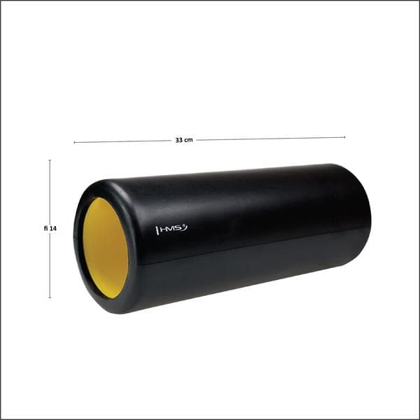 FS111 SVART\GUL 33CM FITNESS ROLLER/HMS ROLLER
