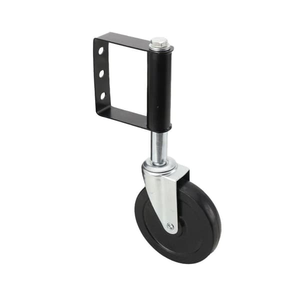 Heavy Duty Porthjul, Fjedermekanisme, 360° Drejbar Design, Holdbart Gummimateriale