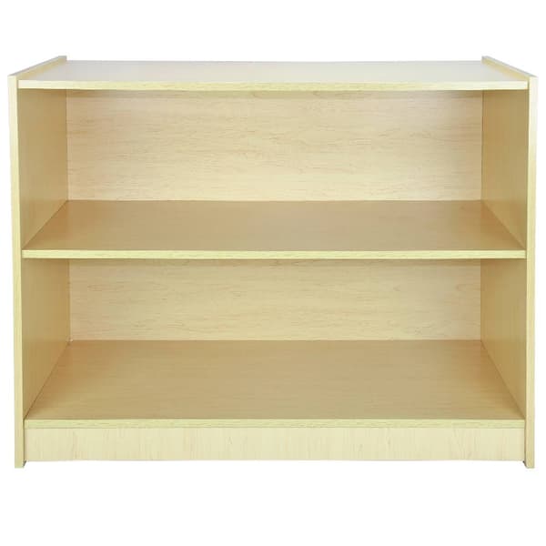 MonsterShop A1200 Butiksdisk Retail Showcase Vitrineskab, ahorn, 120 cm x 90 cm x 60 cm