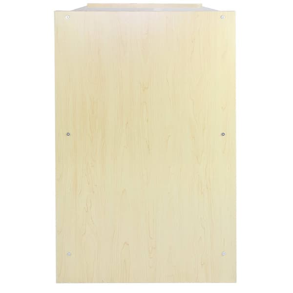 MonsterShop A1200 Butiksdisk Retail Showcase Vitrineskab, ahorn, 120 cm x 90 cm x 60 cm
