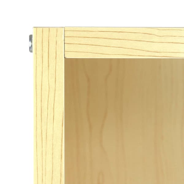 MonsterShop A1200 Butiksdisk Retail Showcase Vitrineskab, ahorn, 120 cm x 90 cm x 60 cm