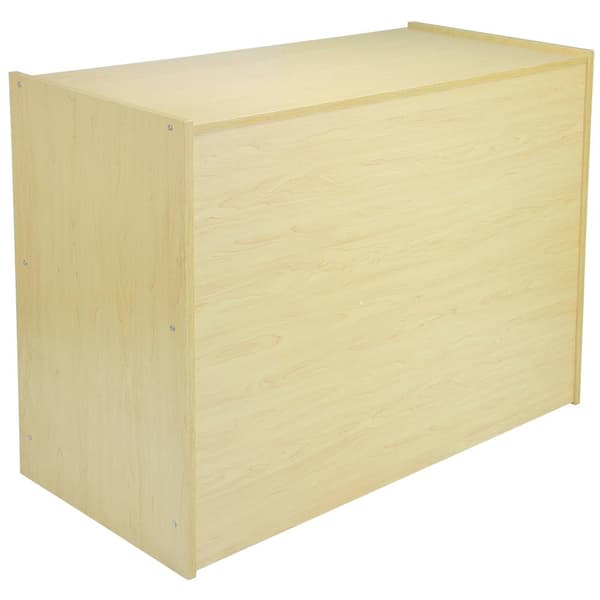 MonsterShop A1200 Butiksdisk Retail Showcase Vitrineskab, ahorn, 120 cm x 90 cm x 60 cm