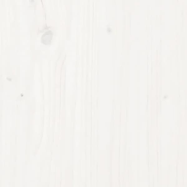 arbejdsbord 180x50x80 cm massivt fyrretræ hvid