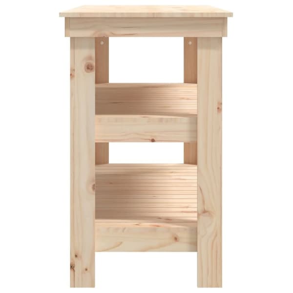 arbejdsbord 110,5x50x80 cm massivt fyrretræ