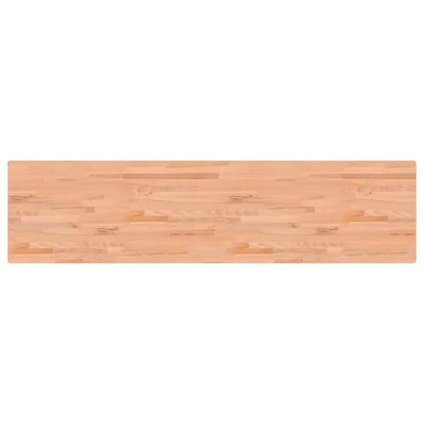arbejdsbænk 220x55x81,5 cm massivt bøgetræ og metal