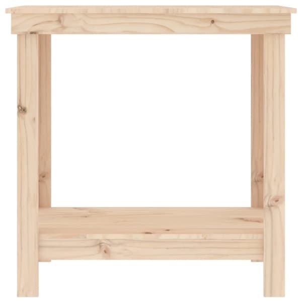arbejdsbord 80x50x80 cm massivt fyrretræ
