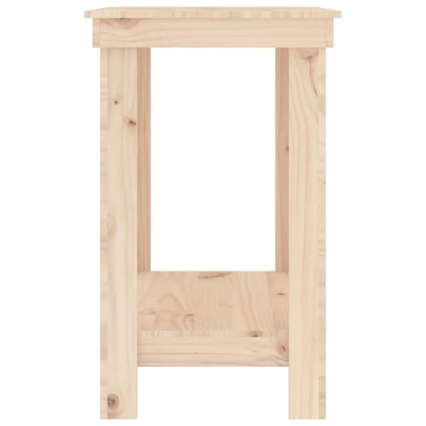 arbejdsbord 80x50x80 cm massivt fyrretræ