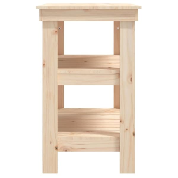 arbejdsbord 78,5x50x80 cm massivt fyrretræ