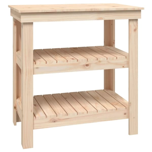 arbejdsbord 78,5x50x80 cm massivt fyrretræ