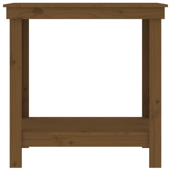Työpenkki hunajanruskea 80x50x80 cm täysi mänty
