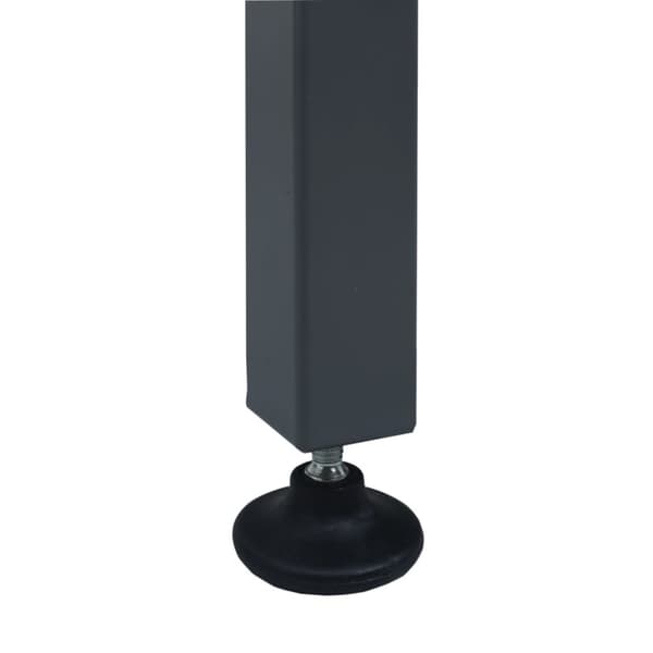 arbejdsbord 120x60x85 cm stål sort