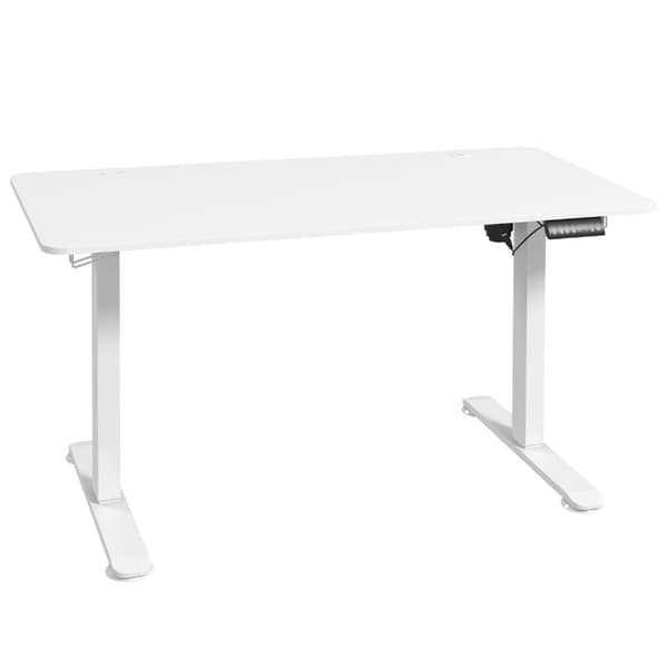 Rootz Vinsetto sähköinen seisomapöytä - korkeussäädettävä työpöytä - Ergonominen työpöytä - 4 esiasetettua korkeutta - Törmäyssuoja - 140cm x 70cm x 7