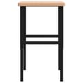Miniatyrbillede 6 af 10: arbejdsbænk 100x60x(73-99,5) cm massivt bøgetræ rektangulær