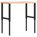 Miniatyrbillede 7 af 10: arbejdsbænk 100x60x(73-99,5) cm massivt bøgetræ rektangulær