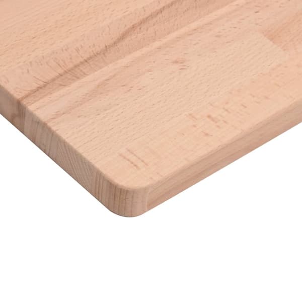 arbejdsbænk 100x60x(71,5-98) cm massivt bøgetræ rektangulær