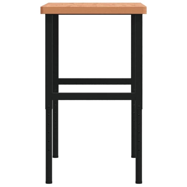 Työpenkki 100x60x(73-99,5) cm täysi pyökki suorakaide