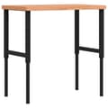 Pikkukuva 7 / 10: Työpenkki 100x60x(73-99,5) cm täysi pyökki suorakaide