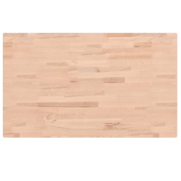 Arbetsbänk 100x(55-60)x(73-99,5) cm massivt bokträ