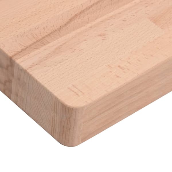 Arbetsbänk 100x(55-60)x(73-99,5) cm massivt bokträ