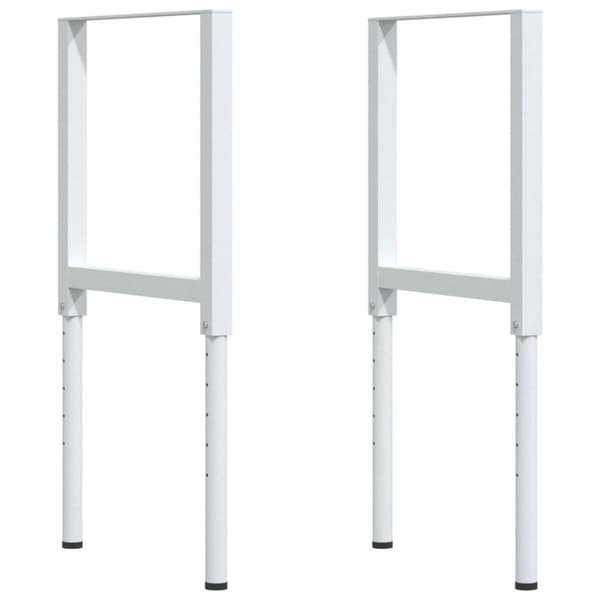 arbejdsbænk 100x60x(71,5-98) cm massivt egetræ rektangulær