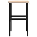 Miniatyrbillede 6 af 10: arbejdsbænk 100x60x(73-99,5) cm massivt egetræ rektangulær
