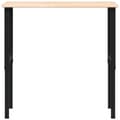 Pikkukuva 4 / 10: Työpenkki 100x60x(71,5-98) cm täysi tammi suorakaide