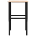 Pikkukuva 6 / 10: Työpenkki 100x60x(71,5-98) cm täysi tammi suorakaide